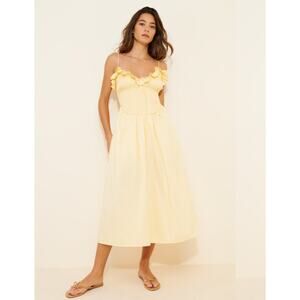 For Love & Lemons x Nuuly Bethany Midi Dress